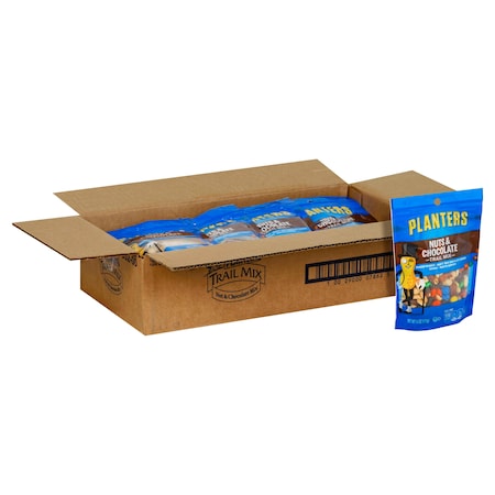 Planters Nuts And Chocolate Trail Mix 6 oz. Bag, PK12 -  10029000078625